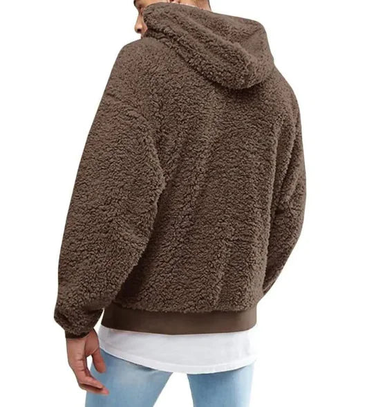 European American Wool And Fleece Hooded Men's Hoodie - Eloraboutique 