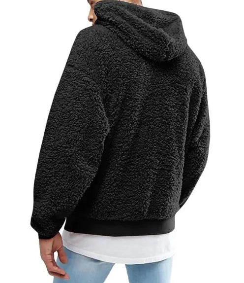 European American Wool And Fleece Hooded Men's Hoodie - Eloraboutique