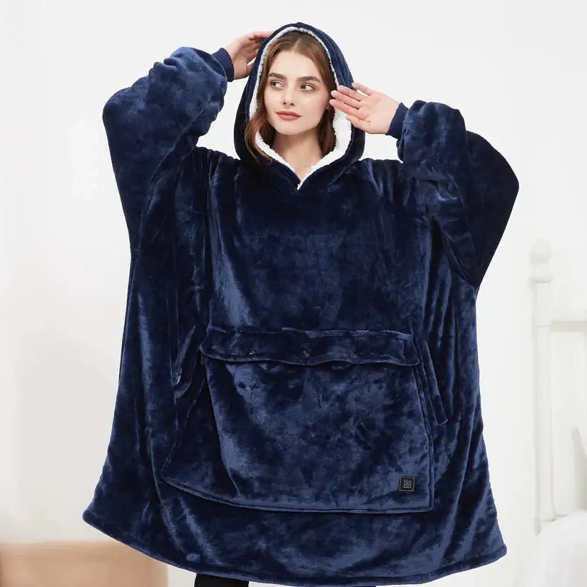 Heated Hoodie Blanket - Eloraboutique