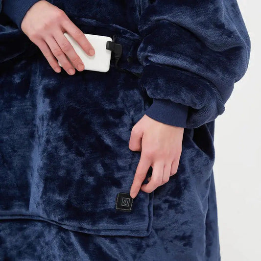 Heated Hoodie Blanket - Eloraboutique 